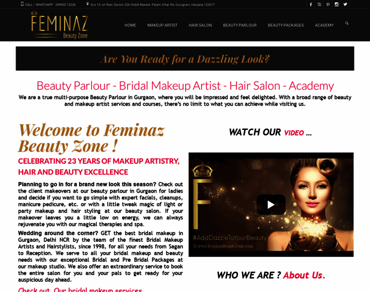 Feminazbeautyzone.com thumbnail