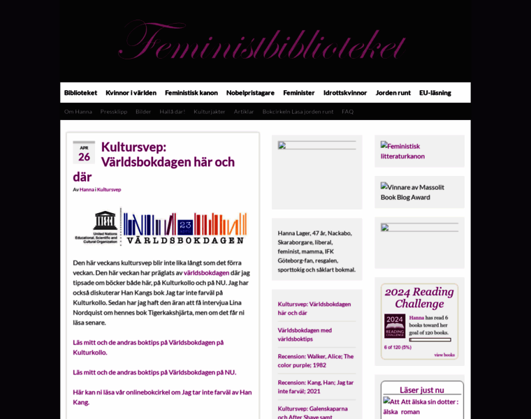 Feministbiblioteket.se thumbnail