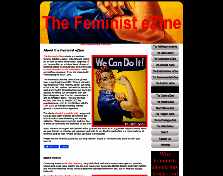 Feministezine.com thumbnail