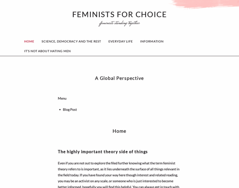 Feministsforchoice.com thumbnail