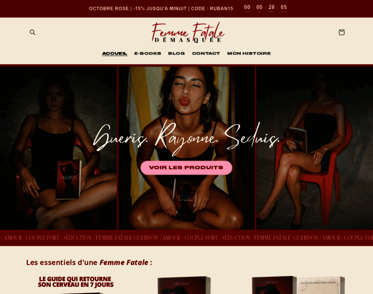Femmefataledemasquee.com thumbnail