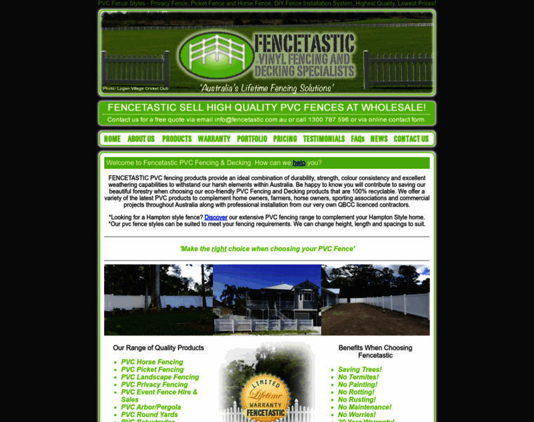 Fencetastic.com.au thumbnail