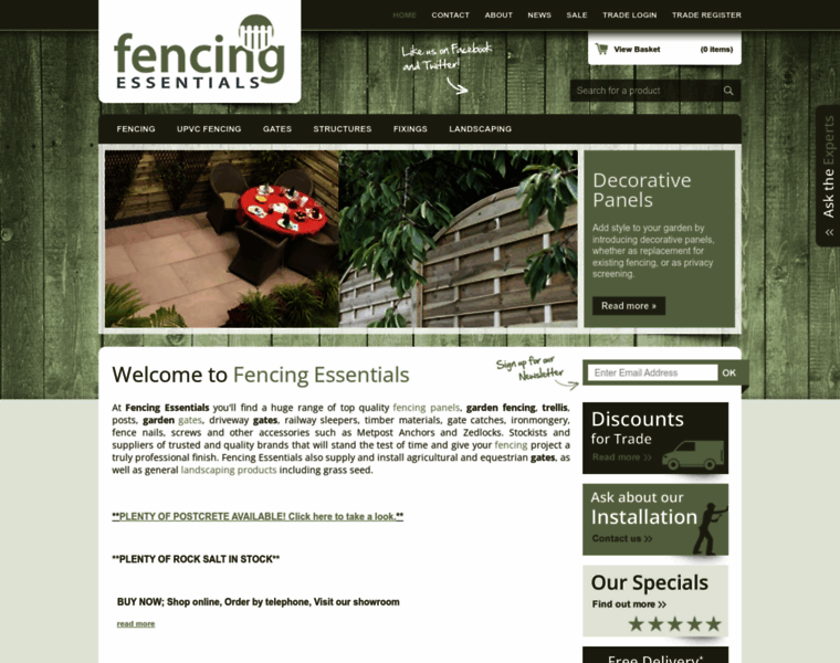 Fencingessentials.co.uk thumbnail