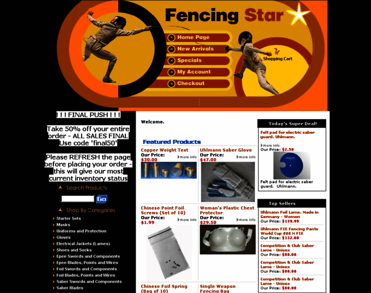 Fencingstar.com thumbnail