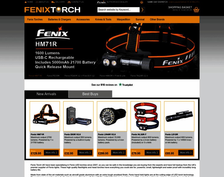 Fenixtorch.co.uk thumbnail