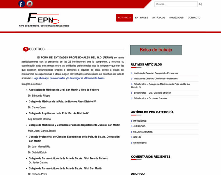 Fepno.org.ar thumbnail