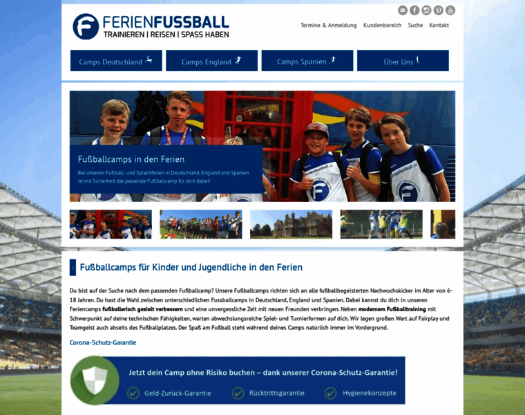 Ferienfussball.de thumbnail