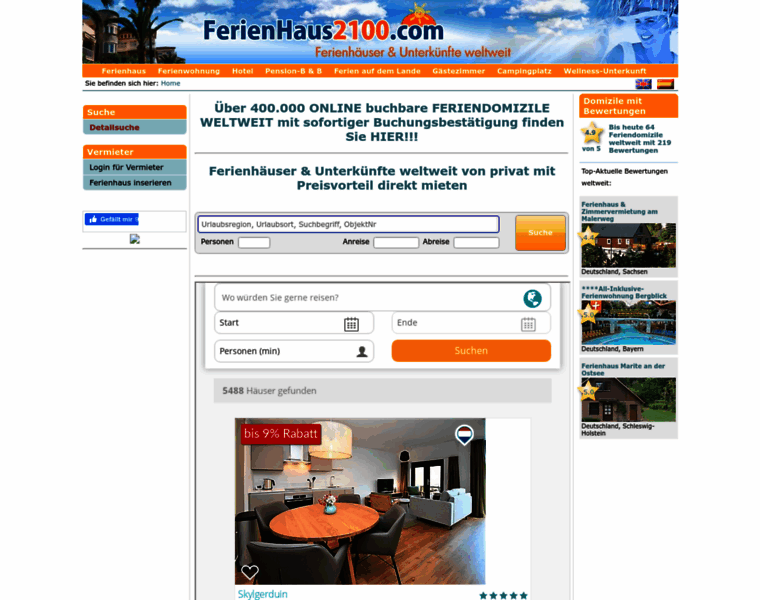 Ferienhaus2100.com thumbnail