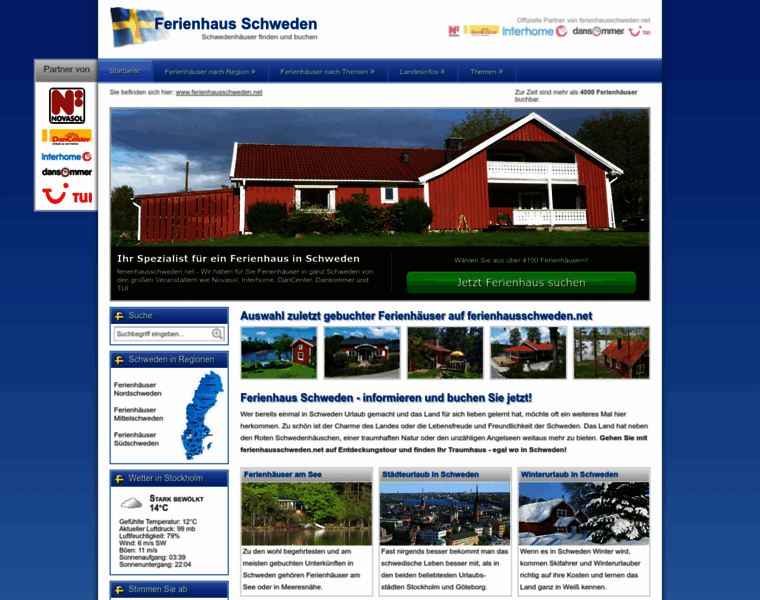 Ferienhausschweden.net thumbnail