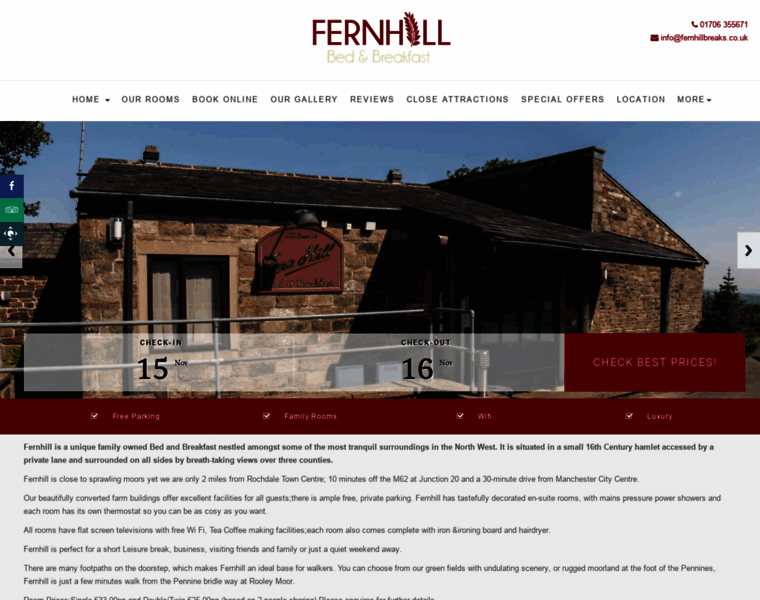 Fernhillbreaks.co.uk thumbnail