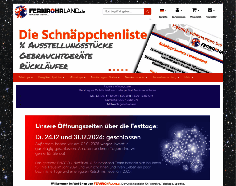 Fernrohrland-online.de thumbnail