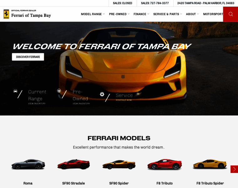 Ferraritampabay.com thumbnail