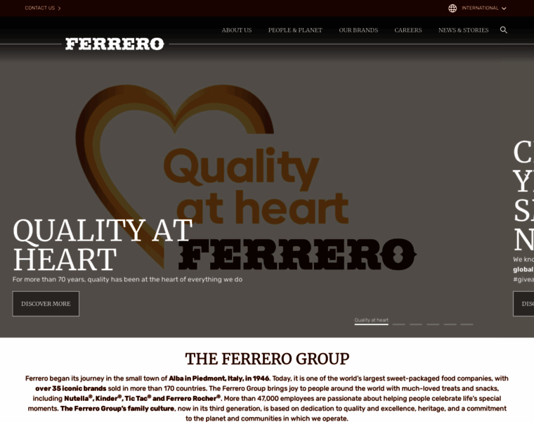 Ferrero.com thumbnail