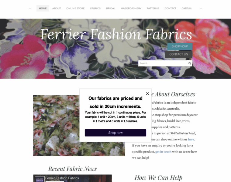 Ferrierfashionfabrics.com thumbnail