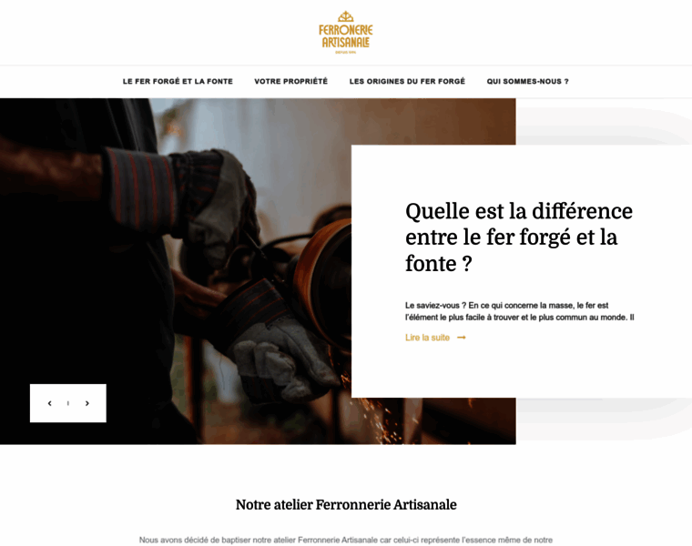 Ferronnerie-artisanale.fr thumbnail