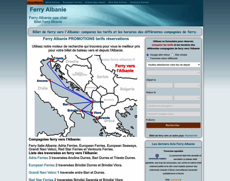 Ferry-albanie.fr thumbnail