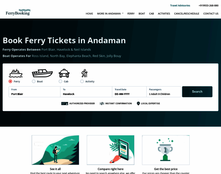 Ferrybooking.in thumbnail