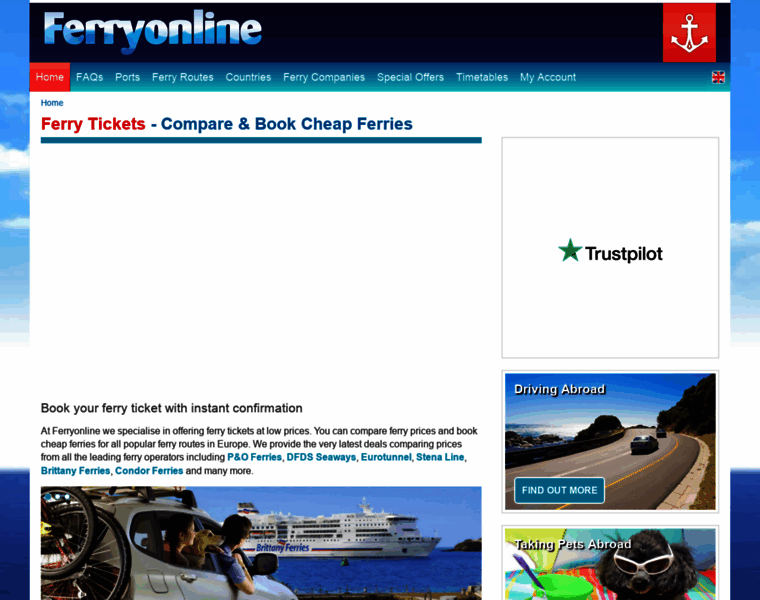 Ferryonline.co.uk thumbnail