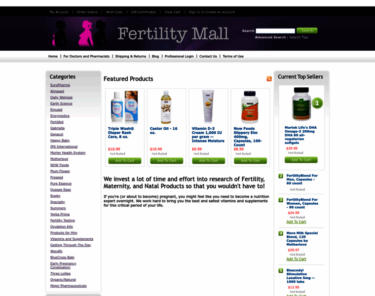 Fertilitymall.com thumbnail