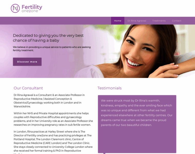 Fertilityone2one.co.uk thumbnail