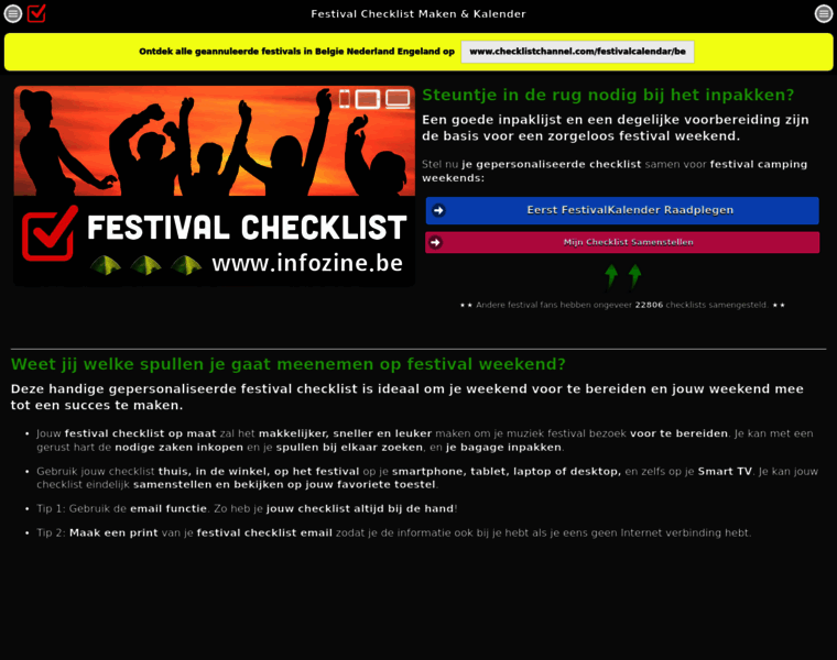 Festivalchecklist.infozine.be thumbnail