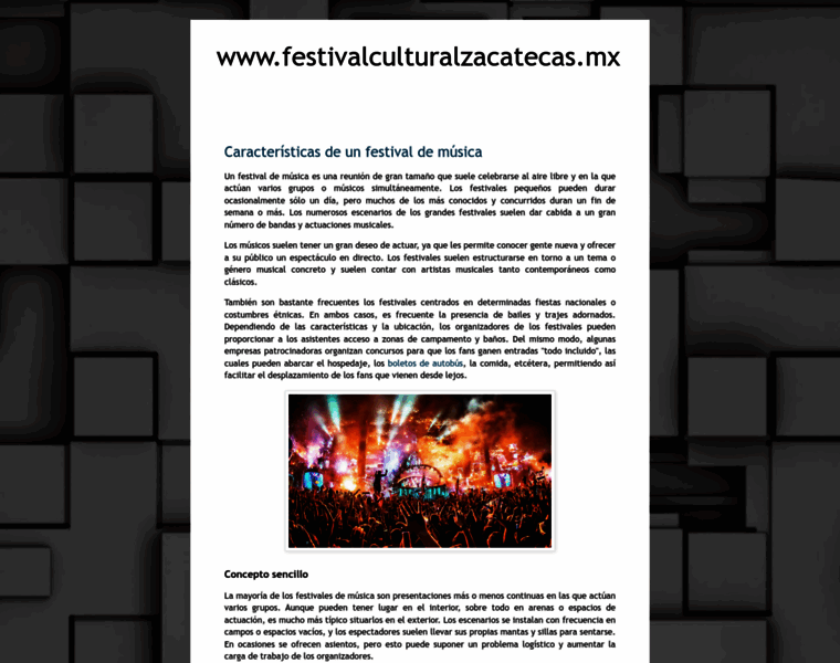 Festivalculturalzacatecas.mx thumbnail