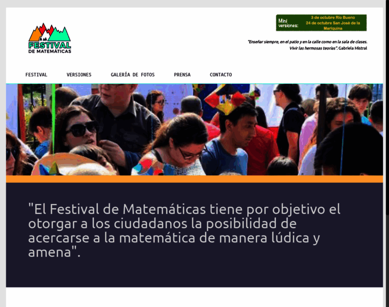 Festivaldematematica.cl thumbnail