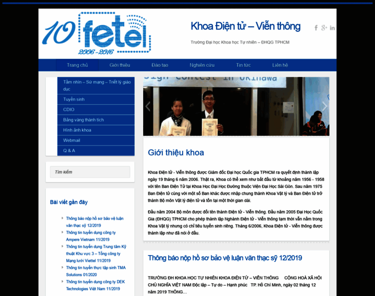 Fetel.hcmus.edu.vn thumbnail