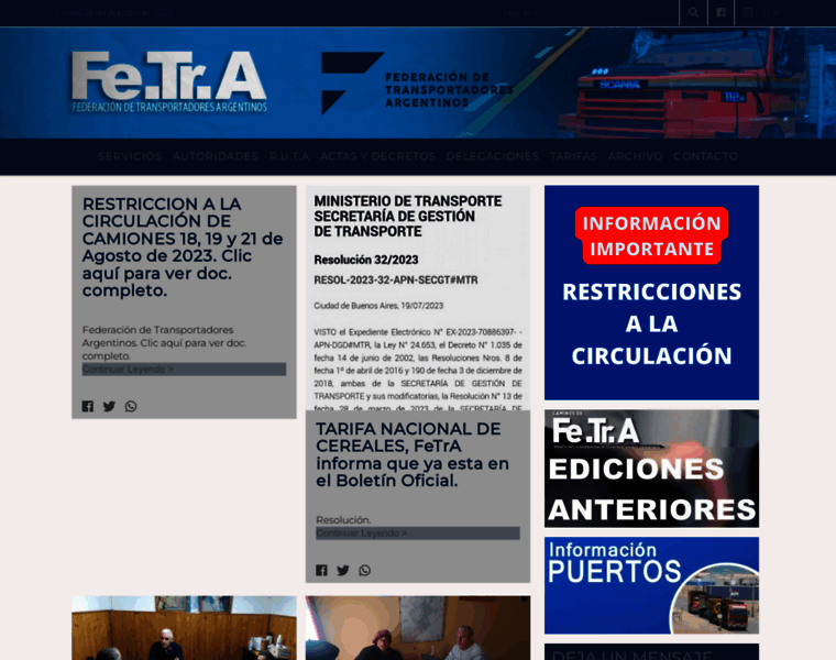 Fetra.org.ar thumbnail