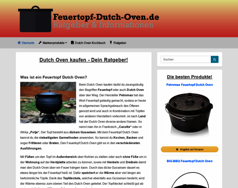 Feuertopf-dutch-oven.de thumbnail