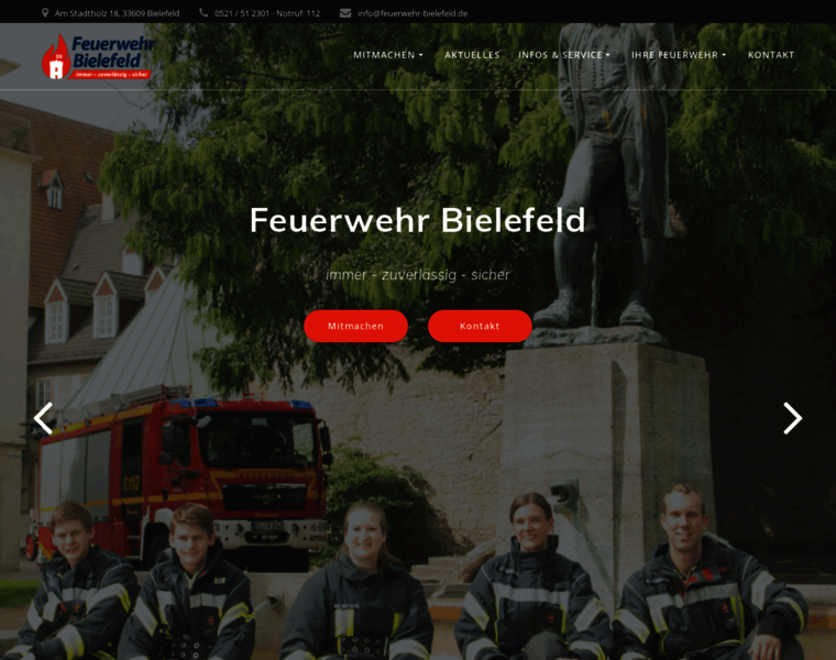Feuerwehr-bielefeld.de thumbnail