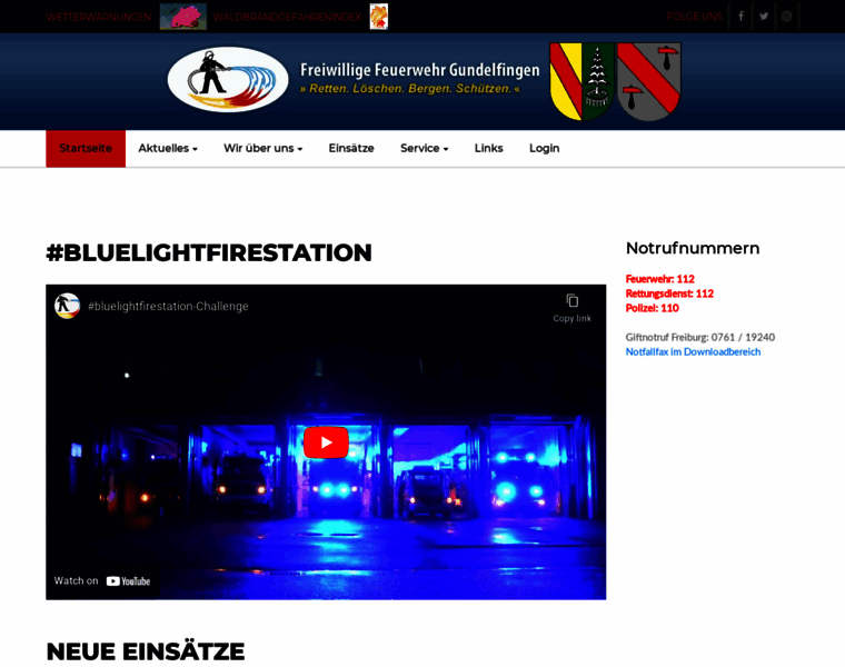 Feuerwehr-gundelfingen.org thumbnail