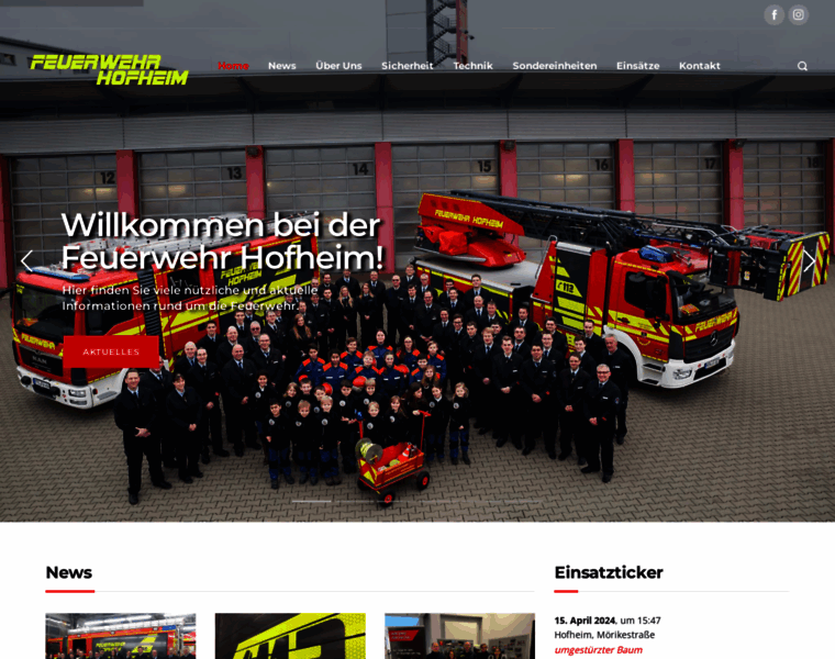 Feuerwehr-hofheim.de thumbnail