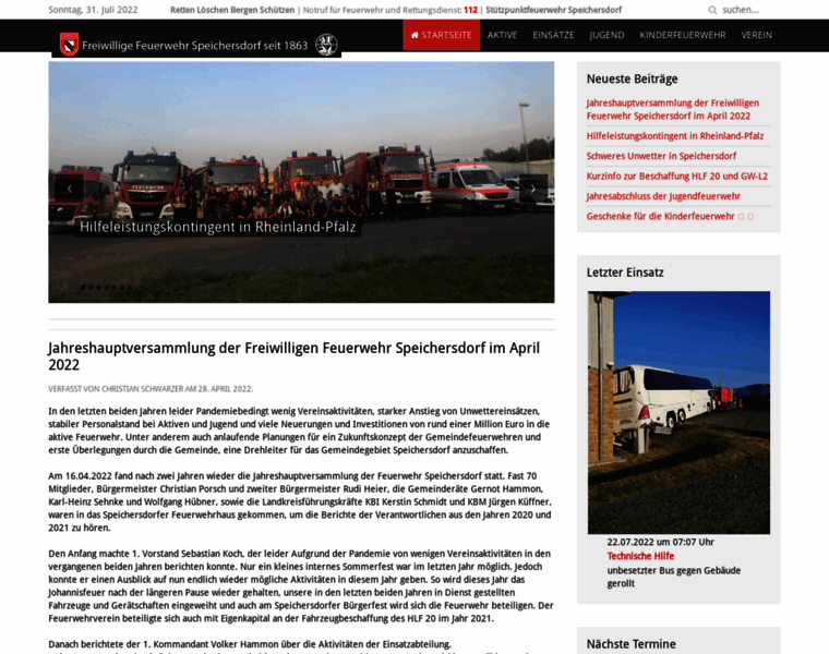Feuerwehr-speichersdorf.de thumbnail