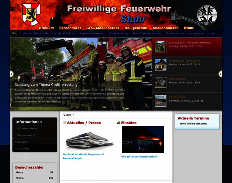 Feuerwehr-stuhr.de thumbnail