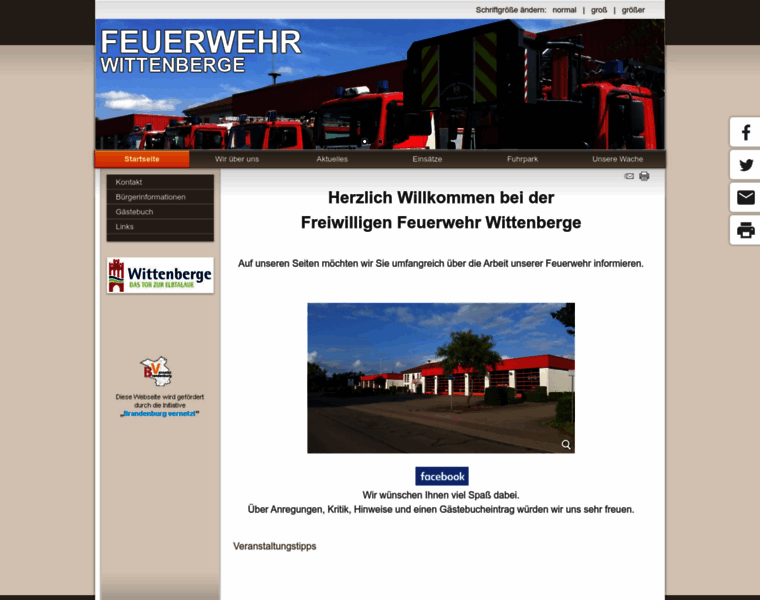 Feuerwehr-wittenberge.de thumbnail