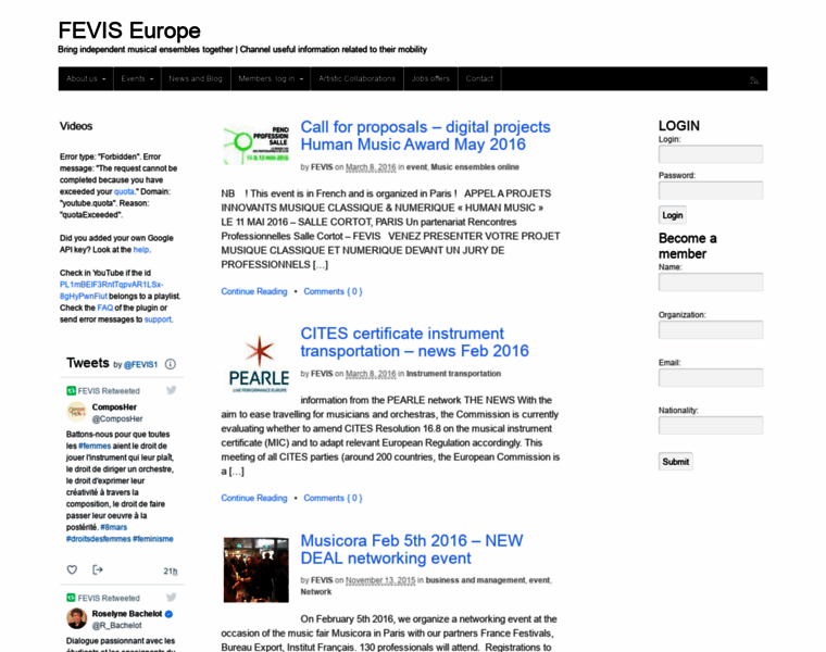 Fevis-europe.eu thumbnail