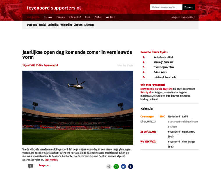 Feyenoord.supporters.nl thumbnail