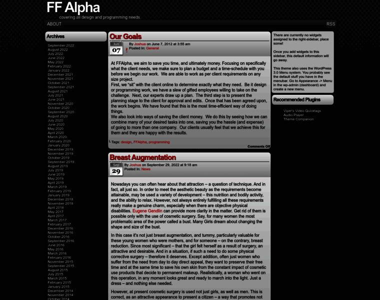 Ffalpha.com thumbnail