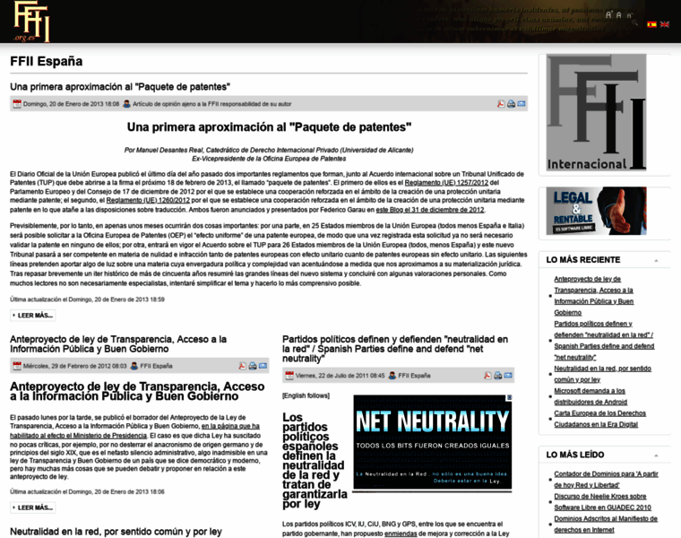 Ffii.org.es thumbnail