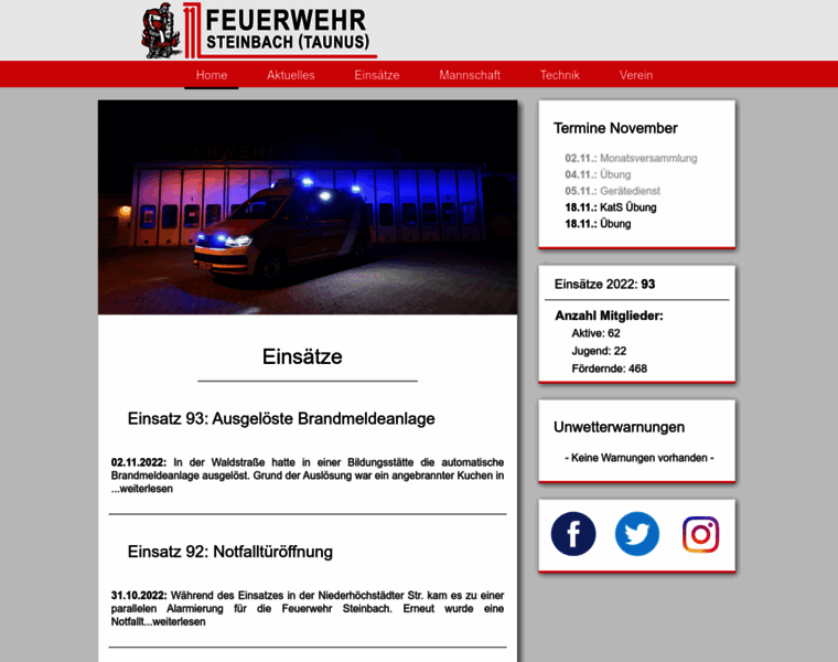 Ffw-steinbach-ts.de thumbnail