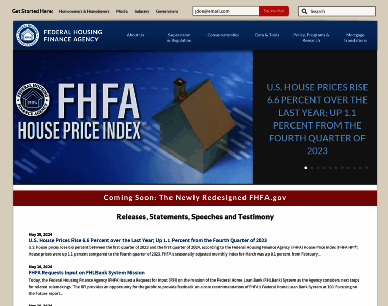 Fhfa.gov thumbnail