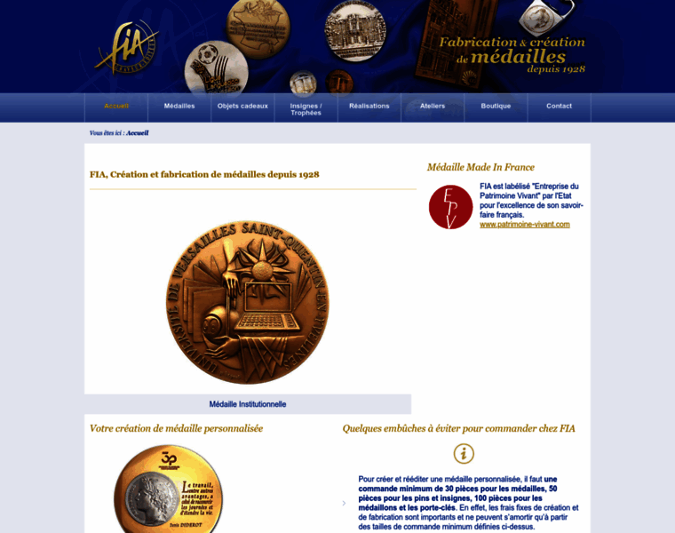 Fia-medaille.fr thumbnail