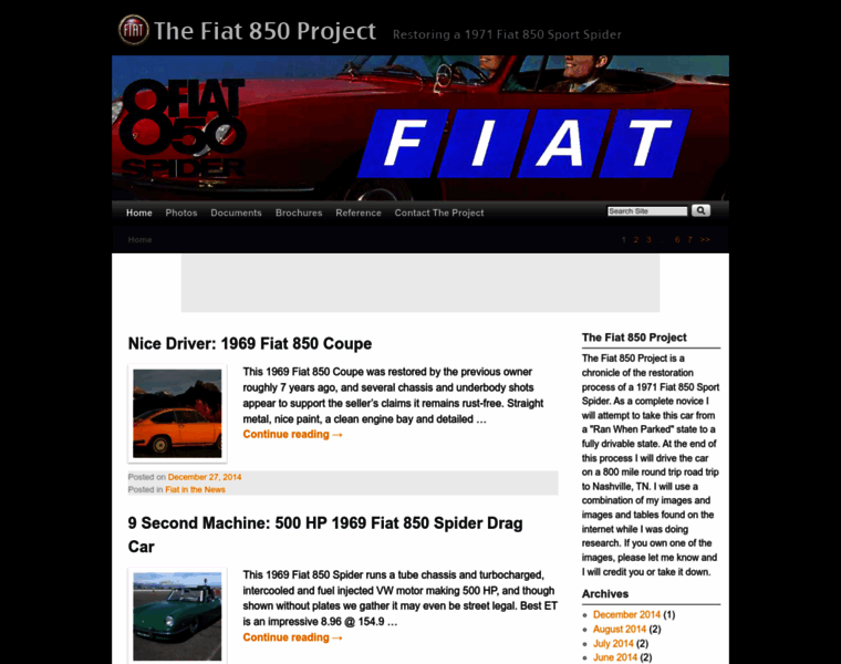 Fiat850.com thumbnail