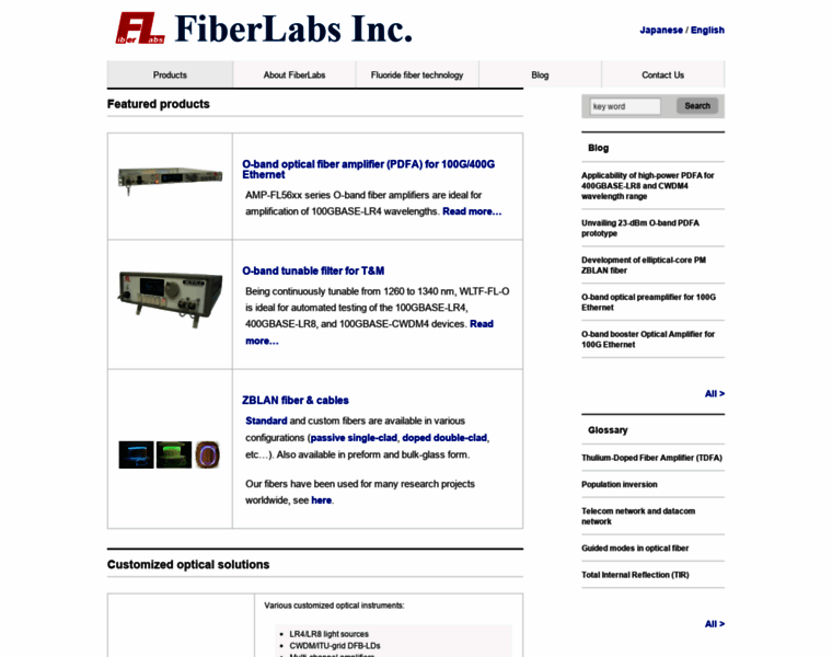 Fiberlabs-inc.com thumbnail