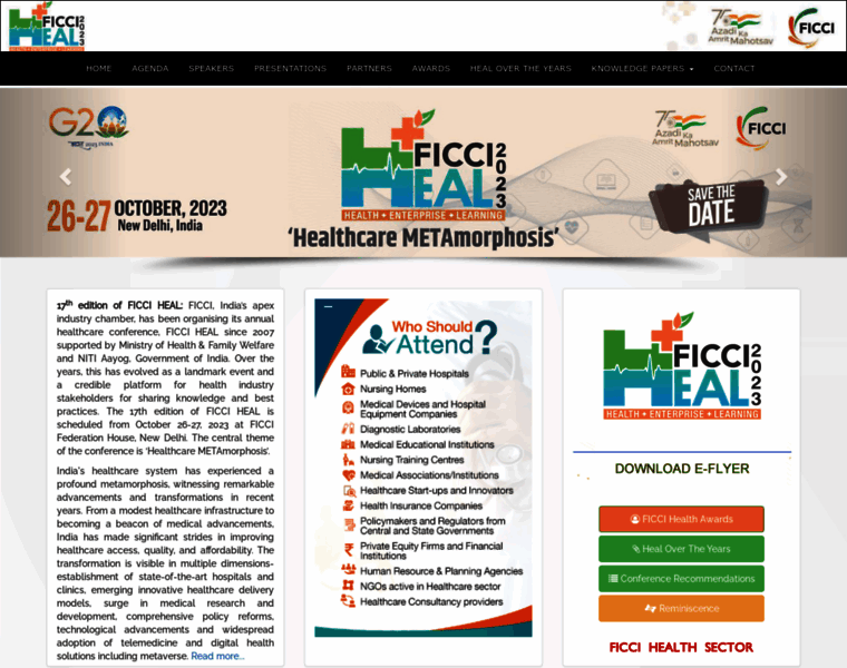 Ficci-heal.com thumbnail