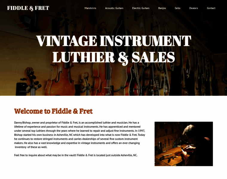 Fiddleandfret.com thumbnail