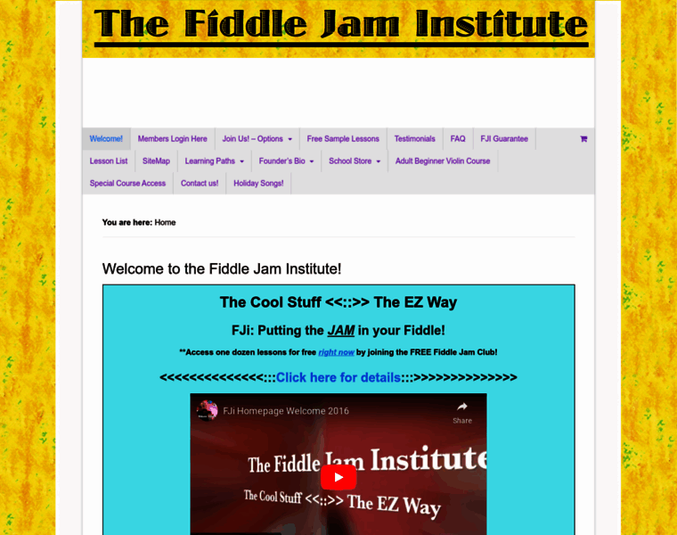 Fiddlejaminstitute.com thumbnail