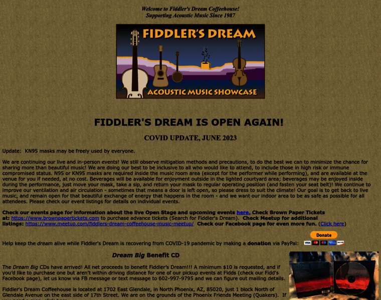 Fiddlersdream.org thumbnail