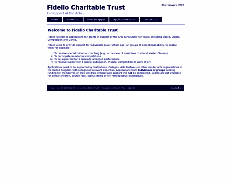 Fideliocharitabletrust.org.uk thumbnail